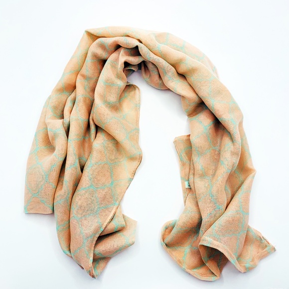 Women's Designer Fashion Scarves Sheer By Oori - Picture 2 of 5